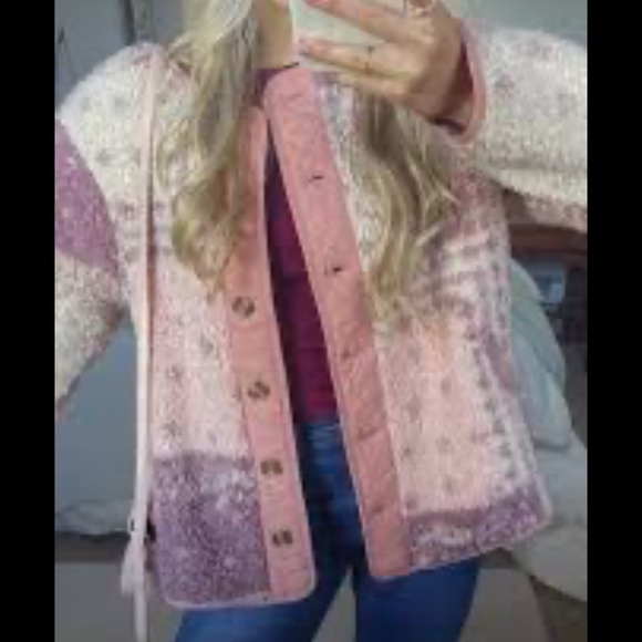 Lucky Brand Jackets & Blazers - NWT Lucky Brand Sherpa Patchwork Jacket
